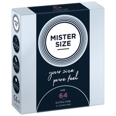 Презервативы Mister Size 64 (3 pcs) фото и описание