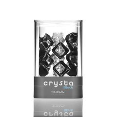 Мастурбатор TENGA Crysta Block, унікальний рельєф, стимулювальні щільні блоки, прозорий матеріал фото і опис