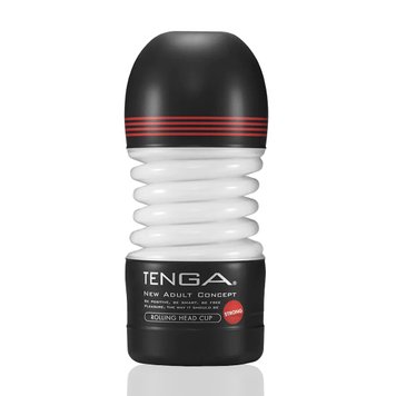 Мастурбатор Tenga Rolling Head Cup Strong с интенсивной стимуляцией головки фото и описание