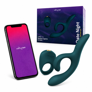 Подарунковий набір для пар We-Vibe Date Night Set: вібратор-кролик Nova 2, ерекційне кільце Pivot