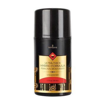 Густий крем-змазка на гібридній основі Sensuva UltraThick Hybrid Formula Strawberry (100 мл) фото і опис