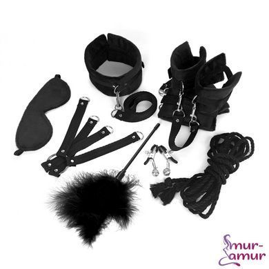 BDSM-набір Art of Sex &ndash; Soft Touch BDSM Set, чорний, 9 предметів фото і опис
