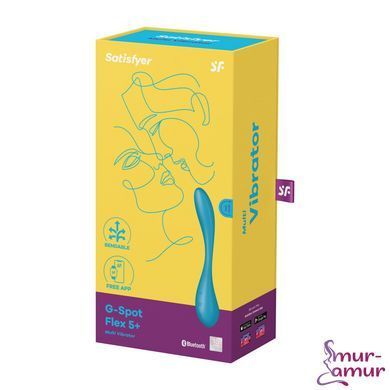 Універсальний смарт-вібратор Satisfyer G-Spot Flex 5+ Petrol фото і опис