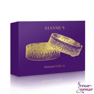 Лакшері наручники-браслети з кристалами Rianne S: Diamond Cuffs, подарункове паковання фото і опис