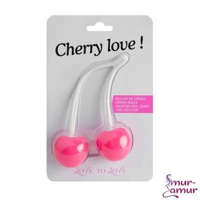 Вагинальные шарики Love To Love CHERRY LOVE, диаметр 3,5 см, масса 77 г