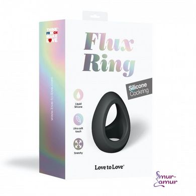 Эрекционное кольцо двойное Love To Love FLUX RING - BLACK ONYX фото и описание