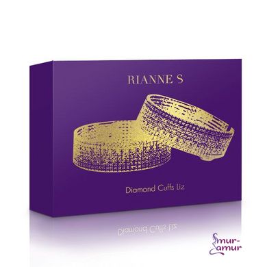 Лакшери наручники-браслеты с кристаллами Rianne S: Diamond Cuffs, подарочная упаковка фото и описание