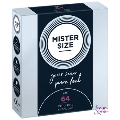 Презервативы Mister Size 64 (3 pcs) фото и описание