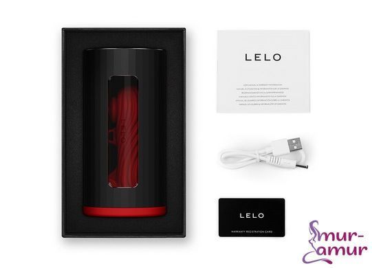 Смарт-мастурбатор LELO F1S V3 Red, 2 мотора, 8 режимов, стимуляция звуковыми волнами