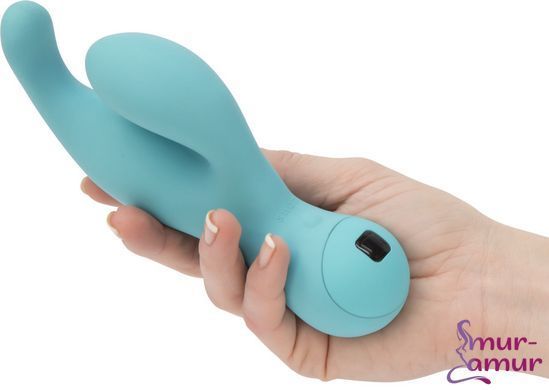 Вибратор-кролик с сенсорным управлением Touch by SWAN - Solo Teal, глубокая вибрация, для точки G фото и описание