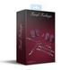 Набір для БДСМ 3 в 1 Feral Feelings BDSM Kit 3 Burgundy, burgundy, наручники, поножі, хрестовина фото