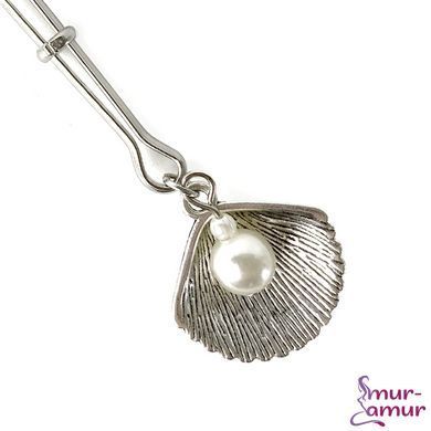 Зажим для клитора Art of Sex - Clit Clamp Silver Pearl