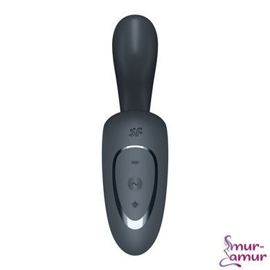 Вагінально-кліторальний вібратор Satisfyer G for Goddess 1 Dark Grey, 2 мотори