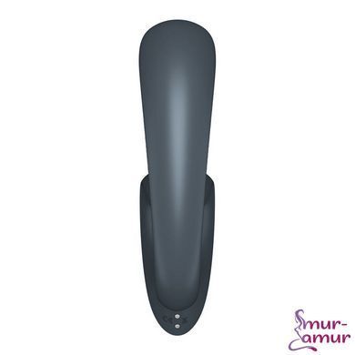 Вагінально-кліторальний вібратор Satisfyer G for Goddess 1 Dark Grey, 2 мотори