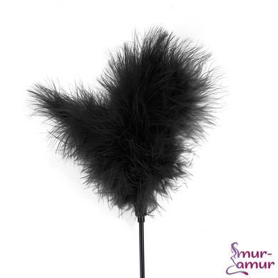 Щекоталка с пером индюка Art of Sex &ndash; Feather Paddle, черная фото и описание