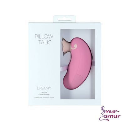 Роскошный вакуумный клиторальный стимулятор Pillow Talk - Dreamy Pink с кристаллом Swarovski фото и описание