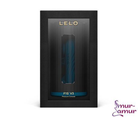 Смарт-мастурбатор LELO F1S V3 Teal, 2 мотори, 8 режимів, стимуляція звуковими хвилями