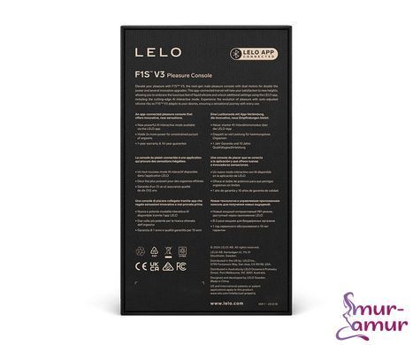 Смарт-мастурбатор LELO F1S V3 Teal, 2 мотори, 8 режимів, стимуляція звуковими хвилями