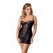Сорочка приталенная с чашечками ZOJA CHEMISE black 4XL/5XL - Passion, трусики фото