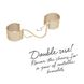 Наручники Bijoux Indiscrets Desir Metallique Handcuffs - Gold, металлические, стильные браслеты фото