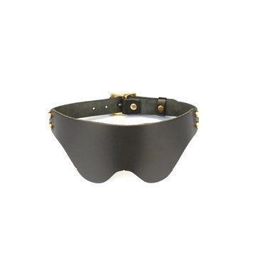 Шкіряна маска на очі Liebe Seele Samurai Blindfold фото і опис