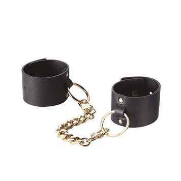 Наручники Bijoux Indiscrets MAZE - Wide Cuffs Black фото и описание