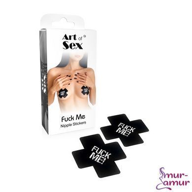 Пестиси на груди Art of Sex - Fuck me, Чорний фото і опис