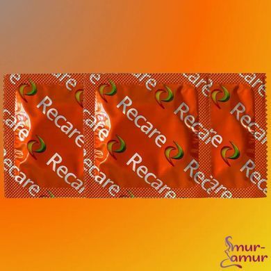 Презервативи Recare Color Fruit Flavour Condoms 3 шт, аромати: м'ята, банан, полуниця