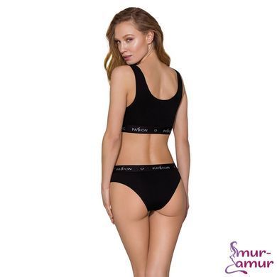 Спортивный топ с широкой резинкой Passion PS004 TOP L, black фото и описание
