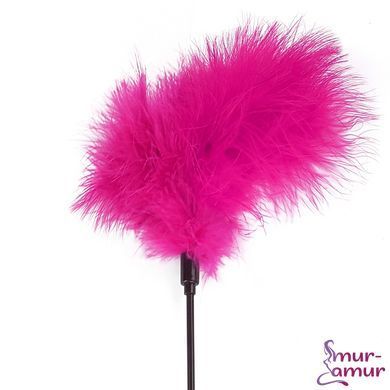 Щекоталка с пером индюка Art of Sex &ndash; Feather Paddle, темно-розовая фото и описание