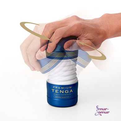 Мастурбатор Tenga Premium Rolling Head Cup с интенсивной стимуляцией головки фото и описание