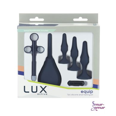 Набір анальних іграшок для новачків Lux Active – Equip – Silicone Anal Training Kit, 7 pcs фото і опис