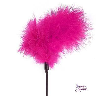 Щекоталка темно-розовая Art of Sex - Feather Paddle, перо молодого индюка фото и описание