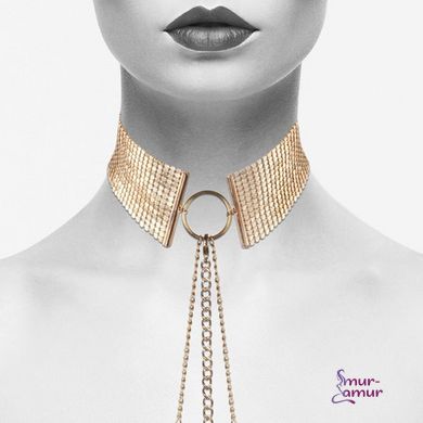 Ожерелье-воротник Bijoux Indiscrets Desir Metallique Collar - Gold фото и описание
