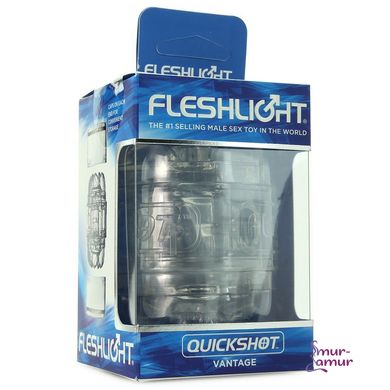Мастурбатор Fleshlight Quickshot Vantage, компактний, відмінно для пар і мінету фото і опис