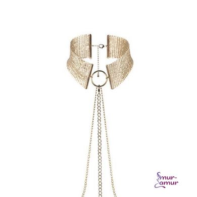 Ожерелье-воротник Bijoux Indiscrets Desir Metallique Collar - Gold фото и описание