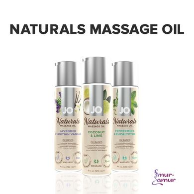 Массажное масло System JO - Naturals Massage Oil - Coconut & Lime (120 мл) фото и описание