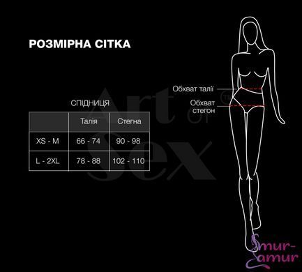 Шортики на шнурівці Art of Sex - Kylie, чорні з ефектом мокрого оксамиту, розмір XS-M фото і опис