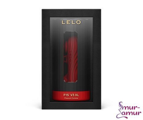 Смарт-мастурбатор LELO F1S V3 XL Red, увеличенный, 2 мотора, 8 режимов, стимуляция звуковыми волнами