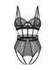 Боді Obsessive Hersis crotchless teddy S/M фото