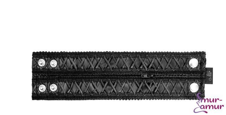 Жіночий наручний гаманець Noir Handmade F326 Wrist wallet with hidden zipper фото і опис