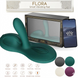 Sit-on-top смарт-вібратор Zalo &ndash; Flora Smart Vibrating Pad Turquoise Green, 9 моторів