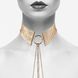 Ожерелье-воротник Bijoux Indiscrets Desir Metallique Collar - Gold фото