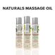 Масажна олія System JO – Naturals Massage Oil – Coconut & Lime з натуральними ефірними оліями (120 м фото