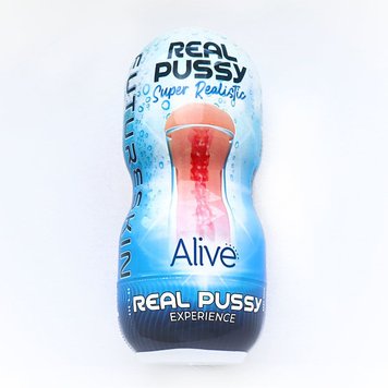 Недорогой мастурбатор-вагина Alive Super Realistic Vagina фото и описание
