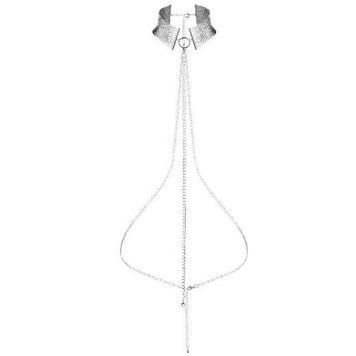 Ожерелье-воротник Bijoux Indiscrets Desir Metallique Collar - Silver фото и описание