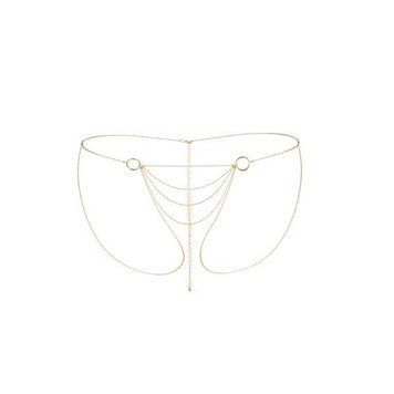 Цепочка-трусики Bijoux Indiscrets Magnifique Bikini Chain &ndash; Gold, украшение для тела фото и описание