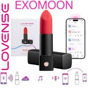 Вібратор-помада Lovense Exomoon, працює через застосунок
