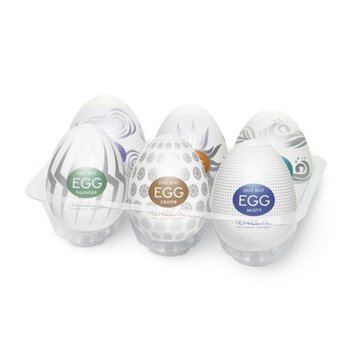 Набор мастурбаторов-яиц Tenga Egg Hard Boild Pack (6 яиц) фото и описание