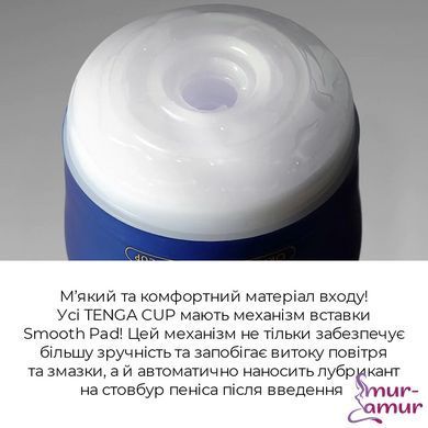 Мастурбатор Tenga Premium Dual Sensation Cup, двосторонній, з двома незалежними каналами фото і опис